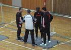 Bild zeigt unser Team ABSV Wien 2 mit Trainer Erich Geyer auf dem Spielfeld in Vorbereitung