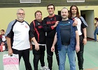 Bild zeigt unser Team mit Trainer Erich, Peter, Harald, Martin und Thomas