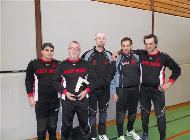 Bild zeigt unser Team mit Sami, Trainer Erich, Christian, Adnan und Harald