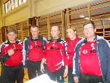 Bild zeigt das Torballteam Salzburg mit unserem Leihspieler Martin Geyer